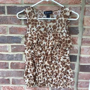 INC International Concepts - Petite Ruffle Top